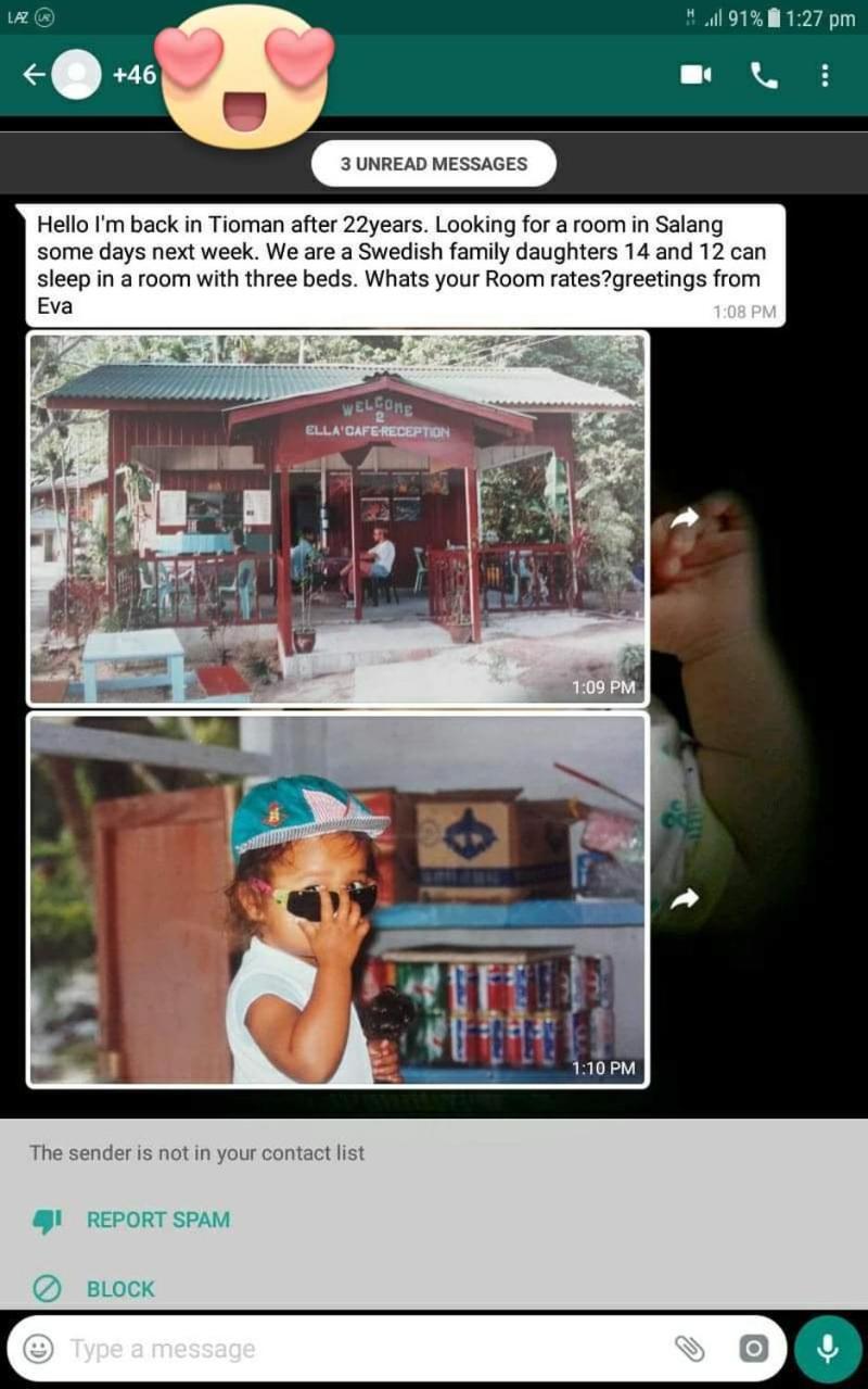 Ella'S Place Salang Tioman Kampong Ayer Batang Exterior photo